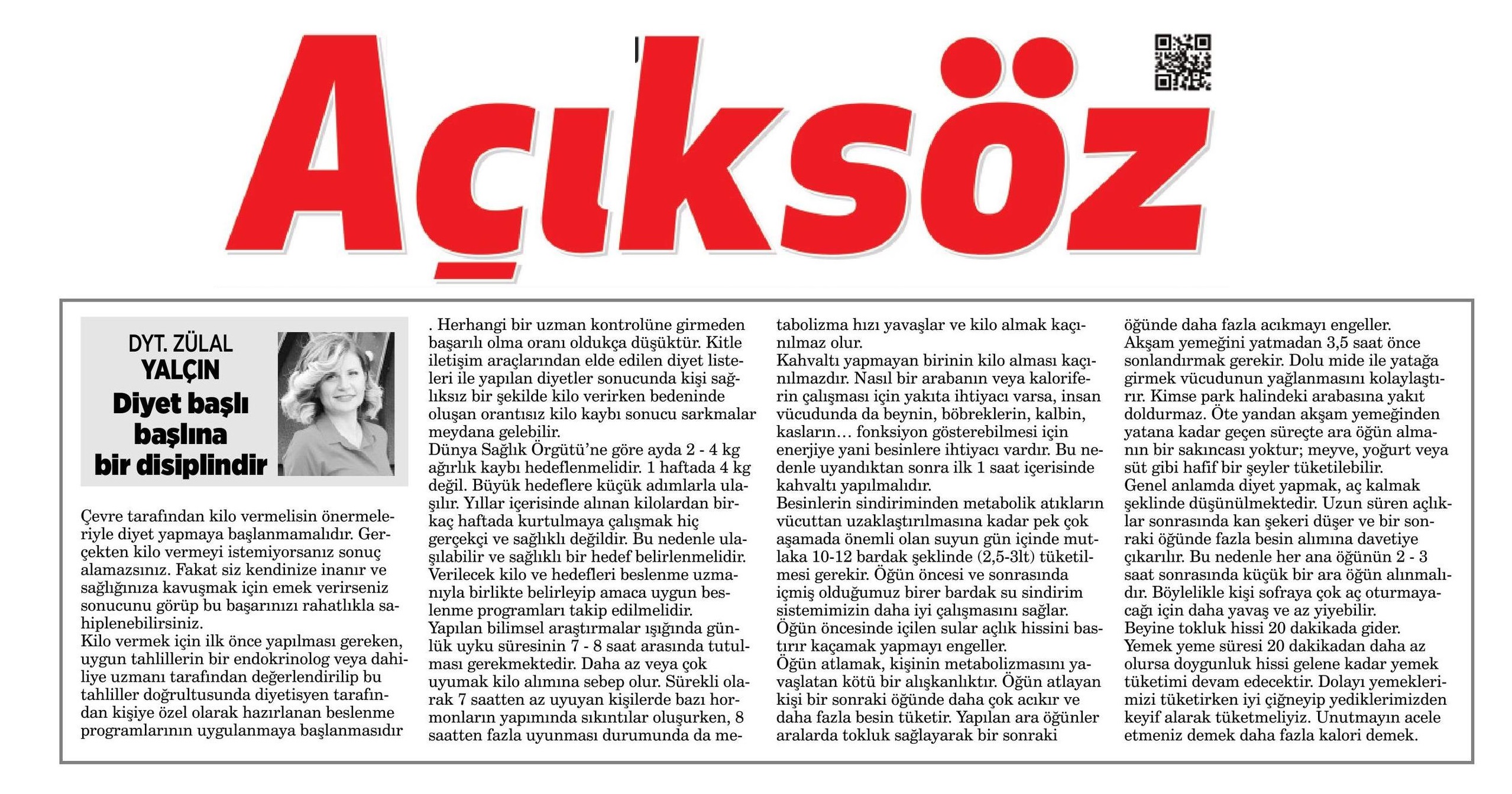 Açıksöz Gazetesi